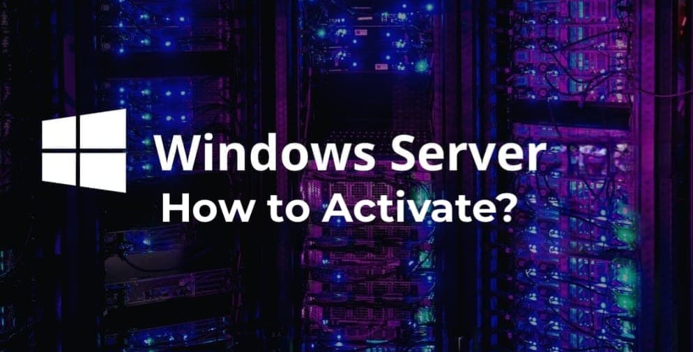 how to activate windows server